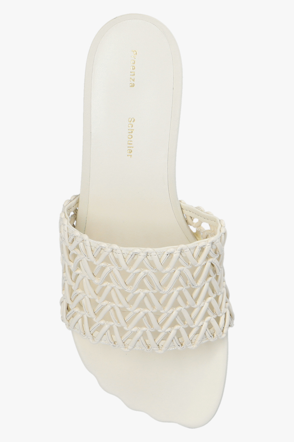 White Sculpt Woven mules Proenza Schouler Vitkac GB